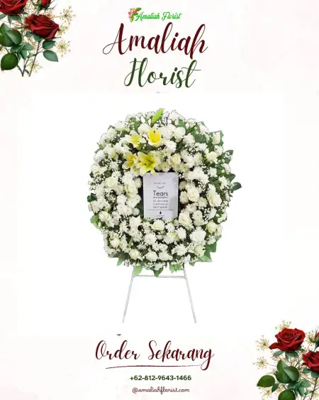 Krans Bunga Duka Air Teman